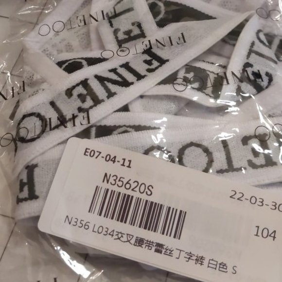 Lace Mesh G-string XXX Cross Strap Cross Waisted (42.5 cm) (XXS) (0-2) - Picture 6 of 9